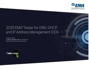 EMA™ Radar for DNS, DHCP, and IP Address Management (DDI) Evaluates Twelve Leading Solutions
