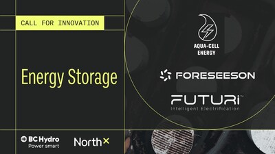 NorthX Climate Tech invests $1.6 million in three energy storage innovators through the Call for Energy Storage Innovation, developed in collaboration with BC Hydro. (CNW Group/NorthX Climate Tech)