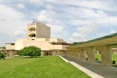 The Annie Pfeiffer Chapel, a historic architectural landmark at Florida Southern College.
