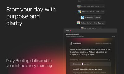 Ambient launches "presidential-style" AI Daily Briefing for founders, CEOs, and leadership teams