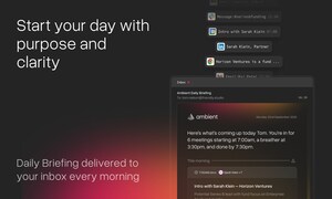 Ambient launches "presidential-style" AI Daily Briefing for founders, CEOs, and leadership teams