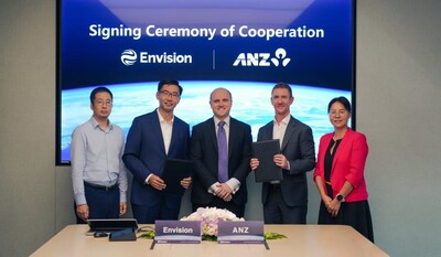 Envision Energy Signed Strategic Partnership with ANZ (PRNewsfoto/Envision Energy)