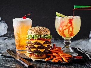 Red Robin Conjures Up a Hauntingly Big Burger and Wicked New Margarita for Spooky Season
