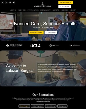 Top Los Angeles Bariatric Surgeon Dr. Sepehr Lalezari Celebrates Nearly a Decade of Advanced Robotic Surgery Excellence in Los Angeles
