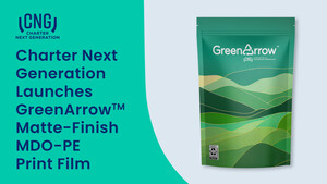 Charter Next Generation Launches GreenArrow™ Matte-Finish MDO-PE Print Film