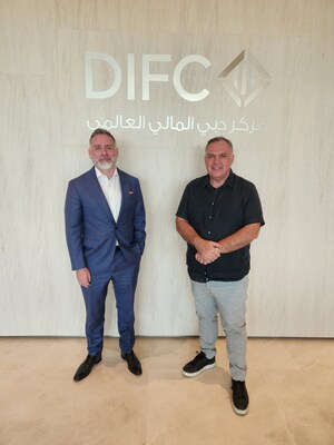 Martin O'Regan, Managing Director of Solas Fiduciary Services (right), with Jonathan Beardall, Vice President - Head of Wealth & Asset Management at Dubai International Financial Centre (DIFC) Authority (left). Solas Fiduciary Services has launched its new office at DIFC, expanding its independent directorship and corporate governance expertise into the Middle East's leading financial hub.