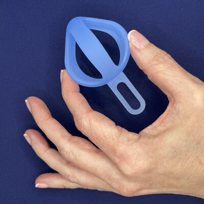Pippa Resistance Spring showcased in a pincer-grip.
