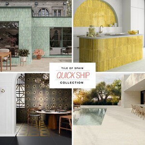 Tile of Spain USA Launches 13th Annual Quick Ship Collection with Over 115 Ceramic Styles