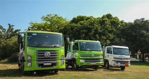 VW Caminhões e Ônibus e EcoRodovias testam biocombustível 100% vegetal