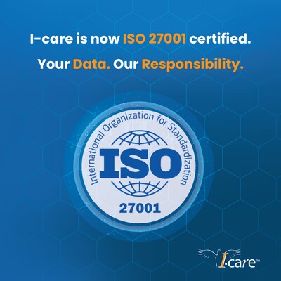 I-care Achieves ISO 27001 Certification