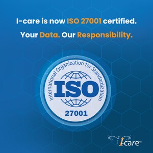 Leading Predictive Maintenance Provider I-care Achieves ISO 27001 Certification