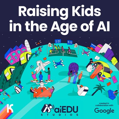 Raising Kids in the Age of Ai is a new podcast from aiEDU Studios, created in collaboration with Google and produced by Kaleidoscope.