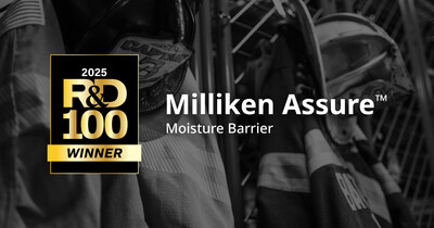 Milliken Assure™ moisture barrier, the first non-PFAS, non-halogenated, UL-certified flame-resistant moisture barrier for firefighter turnout gear in North America, has been named a winner of the 2025 R&D 100 Awards.