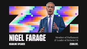Nigel Farage to Headline at UK's flagship Web3 Conference Zebu Live 2025