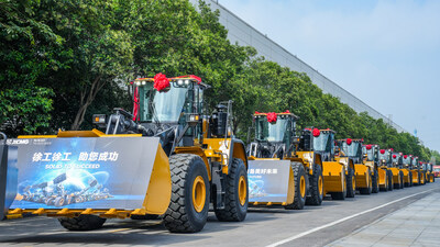 XCMG Machinery Showcases High-Performance Equipment Portfolio as New Fleet Heads to West Asia and North Africa (PRNewsfoto/XCMG Machinery)