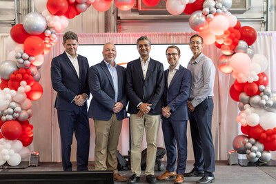 Henkel leaders and local dignitaries celebrate the completion of the production area expansion at the Brandon, South Dakota facility.