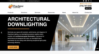 Peachtree Lighting's New Website