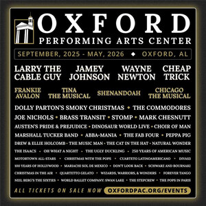 Oxford Performing Arts Center Announces Star-Studded 2025-2026 Season Featuring Cheap Trick, The Commodores, and Broadway's TINA and CHICAGO