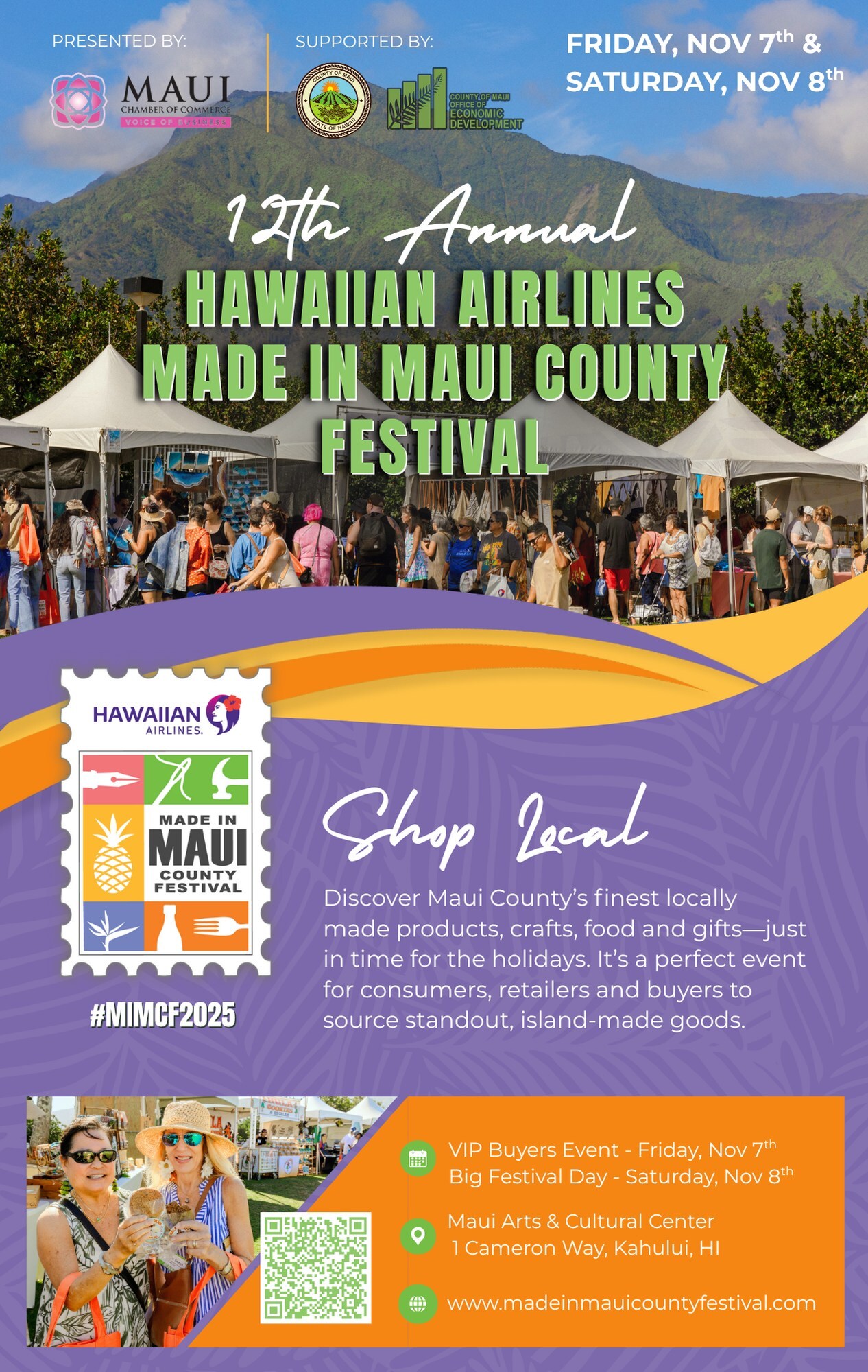 Exclusive Opportunities for Global Buyers at the 12th Annual Hawaiian Airlines Made in Maui County Festival