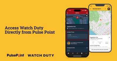 Watch Duty and PulsePoint Partner to Provide Critical Wildfire Updates