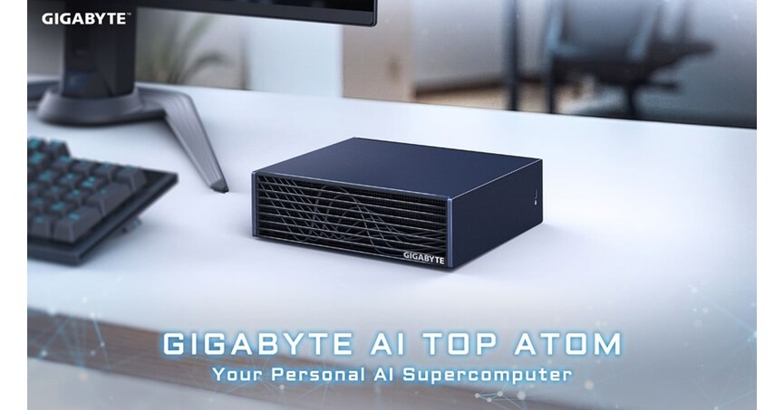 GIGABYTE Announces its Personal AI Supercomputer AI TOP ATOM Will be Available Globally on October 15
