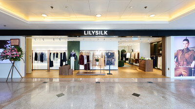 LILYSILK officially opened its first flagship store in Asia at Harbour City, Hong Kong