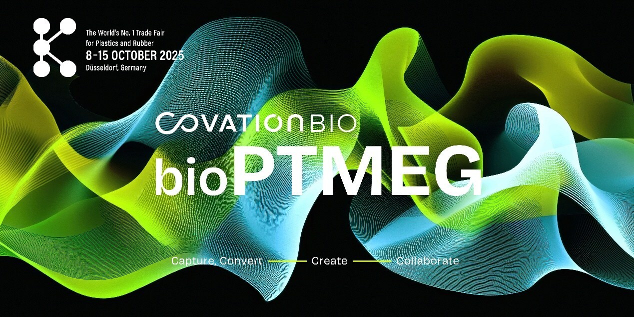 Covation Biomaterials Highlights Milestones for CovationBio® bioPTMEG at K-Show 2025
