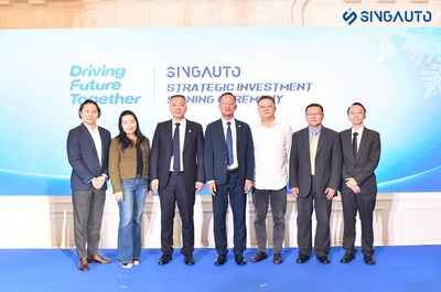 SINGAUTO Strategic Investment Signing Ceremony (PRNewsfoto/SingAuto)