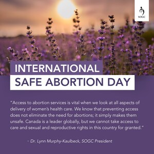 On International Safe Abortion Day, SOGC Urges Protection of Reproductive Rights in Canada