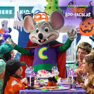 CHUCK E. CHEESE CELEBRATES HALLOWEEN WITH BOO-TACULAR™ -- THE NATION'S LARGEST FAMILY HALLOWEEN EVENT