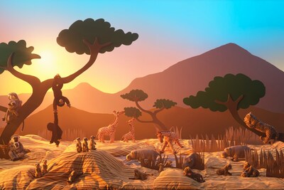 Entrez dans l’univers sauvage avec la collection IKEA SANDLÖPARE, inspirée de la savane (Groupe CNW/IKEA Canada Limited Partnership)