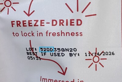 Tru Fru Recall Lot Code