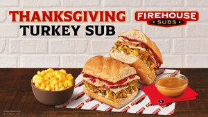 Firehouse Subs® Brings Back Fan-Favorite Thanksgiving Turkey Sub with New Sides for a Complete Holiday Feast