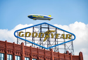 Future Service Puppies Take Their First Big Adventure with Snoopy and Goodyear Onboard the Iconic Blimp