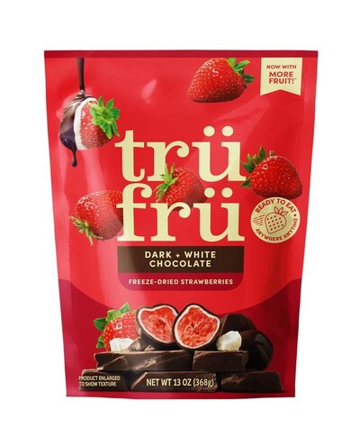 Recalled: Tru Fru Freeze Dried Strawberries in Dark and White Chocolate 13 oz