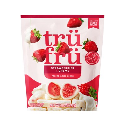 Recalled: Tru Fru Freeze Dried Strawberries & Crème 3.4 oz