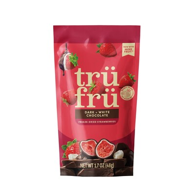 Recalled: Tru Fru Freeze Dried Strawberries in Dark & White Chocolate 1.7 oz
