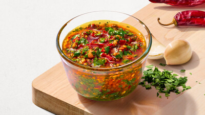 Crafted with simple, real ingredients, Red Chimichurri is ready to drizzle on your go-to Chipotle order.