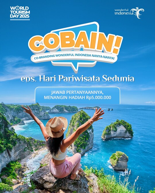 Rayakan Hari Pariwisata Dunia 2025 bersama Co-branding Wonderful Indonesia dan Menangkan Hadiah Jutaan Rupiah!