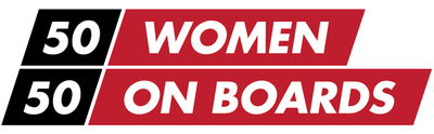 50/50 Women on Boards logo (PRNewsfoto/50/50 Women on Boards)