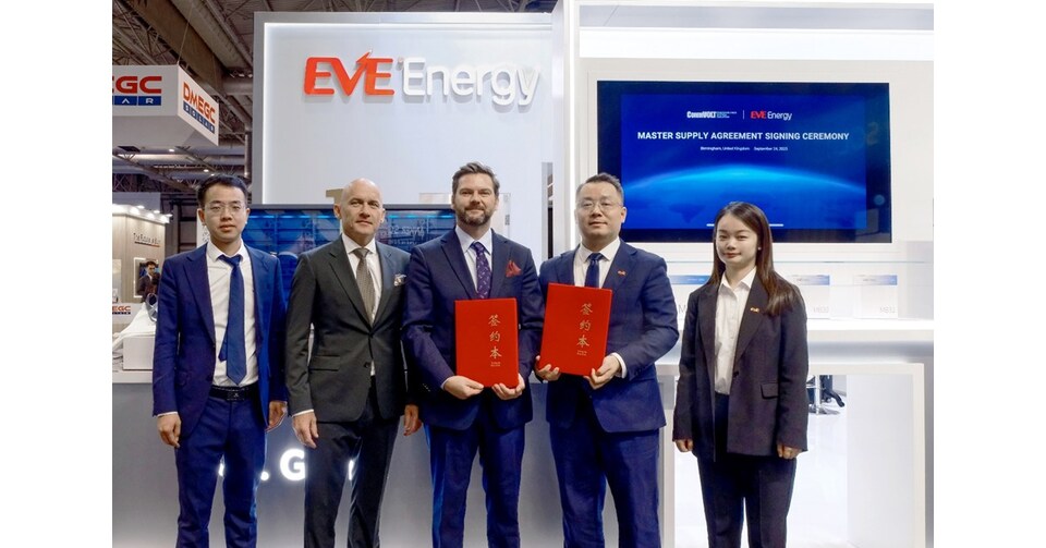 500MWh: EVE Energy and CommVOLT Signed Strategic Agreement to Boost Europes Green Energy Transition