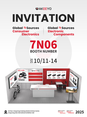 AKEEYO Unveils AKY-NV-X2, AKY-710 Lite and AKY-730 Pro at Global Sources Consumer Electronics Show Hong Kong 2025