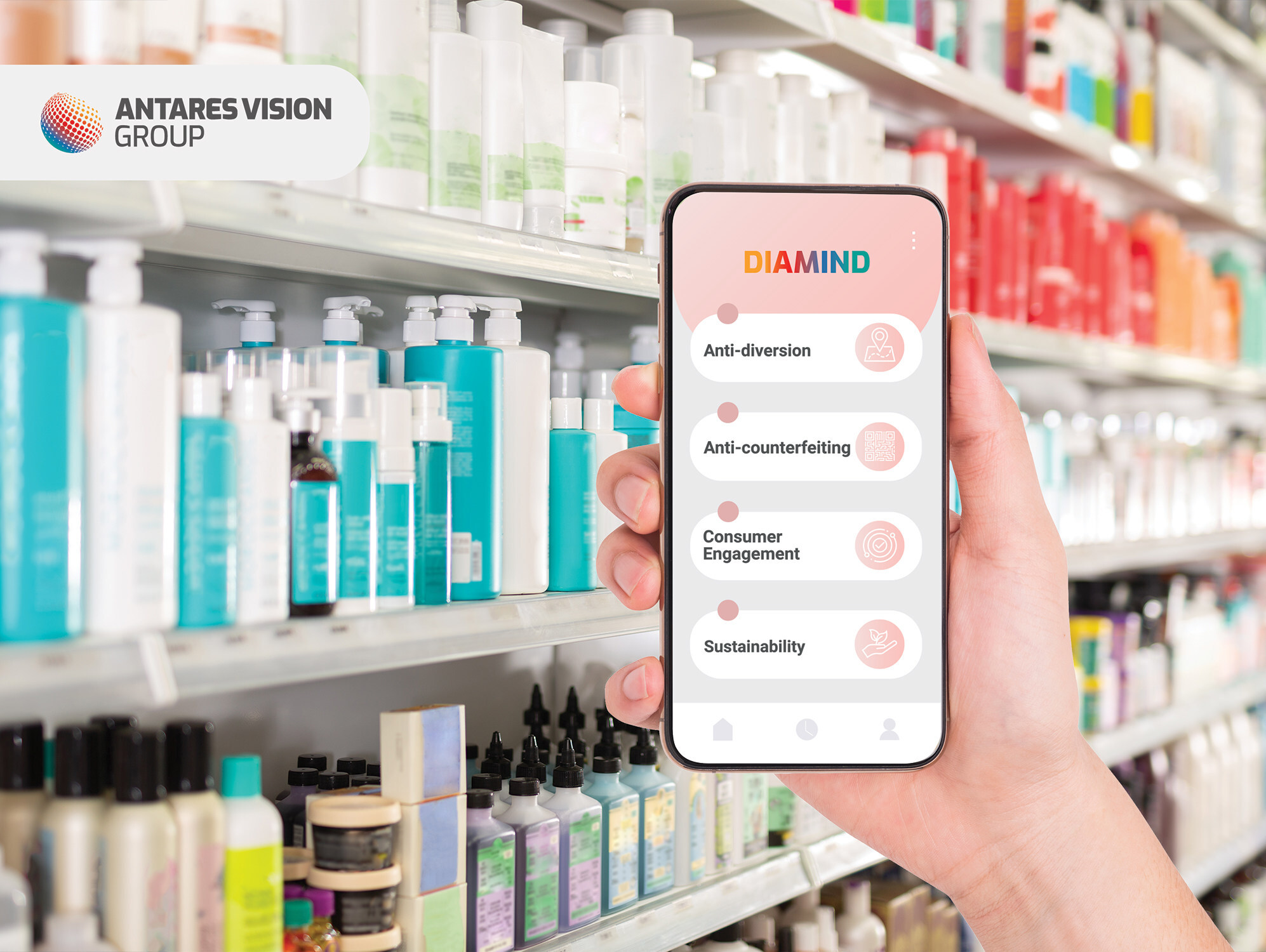 RÉINVENTER LA CHAÎNE DE VALEUR COSMÉTIQUE ANTARES VISION GROUP APPORTE DES SOLUTIONS DE POINTE POUR LA TRAÇABILITÉ, L'ENGAGEMENT CLIENT ET LA PROTECTION DU MARCHÉ AU COSMETIC 360
