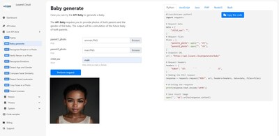 Luxand Cloud Launches Baby Maker API and Aging API