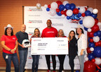 Hall of Famer Jason Taylor and the PFCU Senior Leadership Team