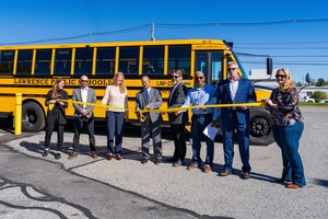 Lawrence Public Schools, NRT Bus, Zenobē, and Partners Host Ribbon Cutting for New Electric Bus Fleet