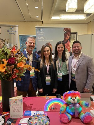 Dr. Mark Leondires, Founder, Medical Director, and Partner at Illume Fertility, with Dr. Laura Meyer and the Illume Fertility team.