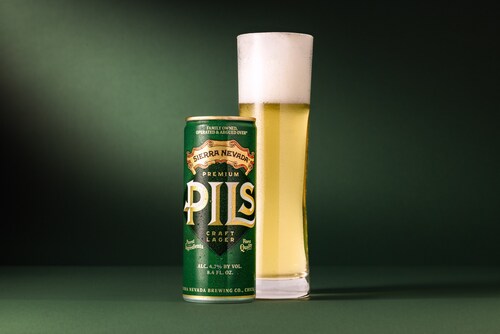 Sierra Nevada Brewing Co.'s all-new PILS beer in the 8.4-ounce 'proper pilsner can.'