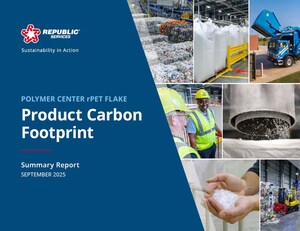 Republic Services' Recycled Plastic Flake Provides 54% Lower Carbon Footprint for Sustainable Packaging