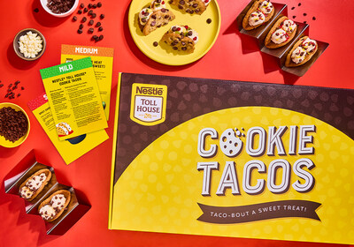 Introducing your newest dessert MVP: NESTLÉ® TOLL HOUSE® Cookie Tacos, delivering a winning mashup of two fan-favorite foods - cookies and tacos. CREDIT: NESTLÉ® TOLL HOUSE®